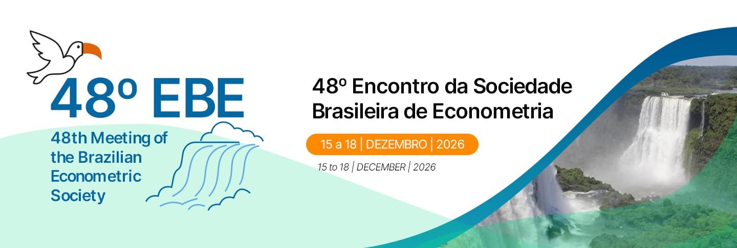 48º Encontro da Sociedade Brasileira de Econometria — Foz do Iguaçu/PR, 15 a 18 de dezembro de 2026